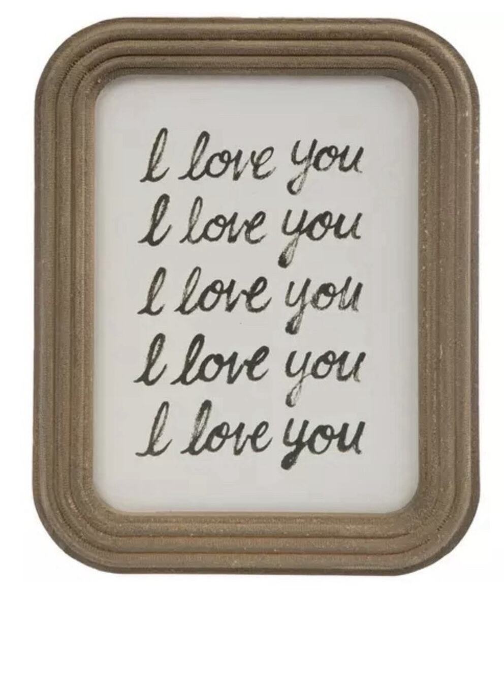 I Love You X5 Cursive Wooden Wood Hobby Lobby Sign Farmhouse Wall Decor